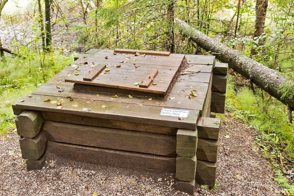 Ein Brunnen auf dem Weg zum Styggforsen